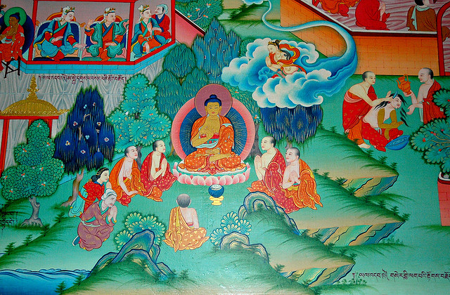 Buddha teaching